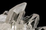Clear Quartz Crystal Cluster - Brazil #229559-2